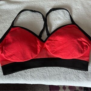 lululemon athletica Red and Black Bra
